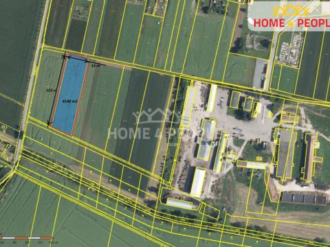 Prodej pozemku pro komerční výstavbu, Mašovice, 4140 m2