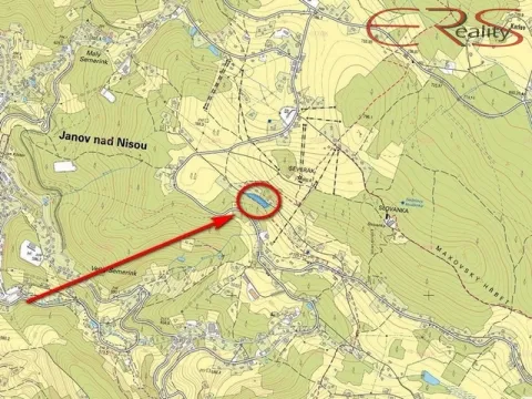 Prodej trvalého travního porostu, Lučany nad Nisou - Horní Maxov, 3165 m2