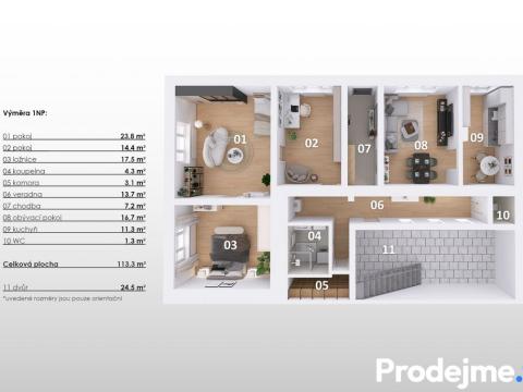 Prodej rodinného domu, Vyškov - Nosálovice, Drnovská, 93 m2