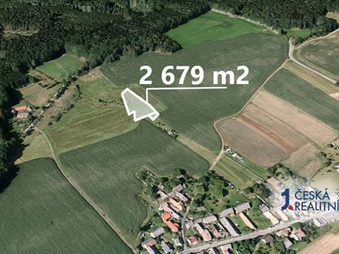 Prodej podílu zemědělské půdy, Spálené Poříčí, 893 m2