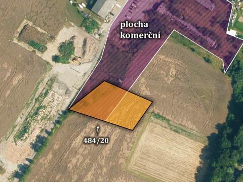 Prodej pozemku pro komerční výstavbu, Pardubice, 2428 m2