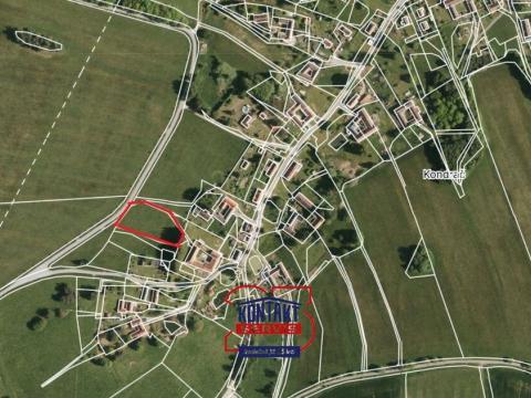 Prodej trvalého travního porostu, Trhové Sviny, 2587 m2