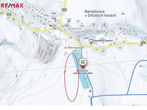 Prodej trvalého travního porostu, Bartošovice v Orlických horách, 14612 m2