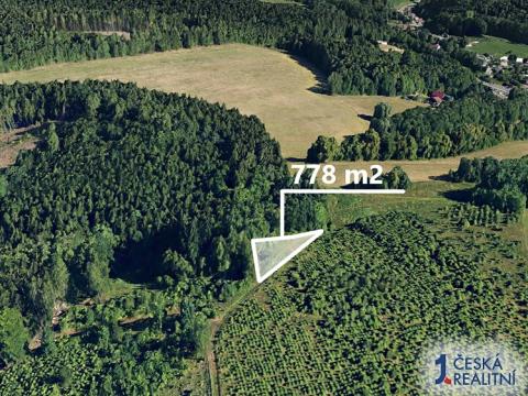 Prodej lesa, Trutnov, 778 m2
