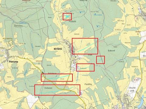 Prodej trvalého travního porostu, Slavičín, 39496 m2