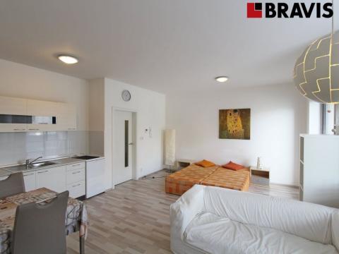 Pronájem bytu 1+kk, Brno - Slatina, Kigginsova, 40 m2