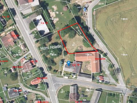 Prodej pozemku pro bydlení, Holetín - Horní Holetín, 1269 m2