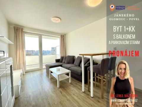 Pronájem bytu 1+kk, Olomouc - Povel, Janského, 4960 m2