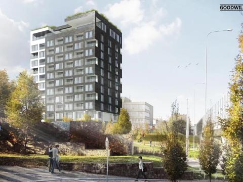 Pronájem bytu 1+kk, Brno, Královopolská, 42 m2