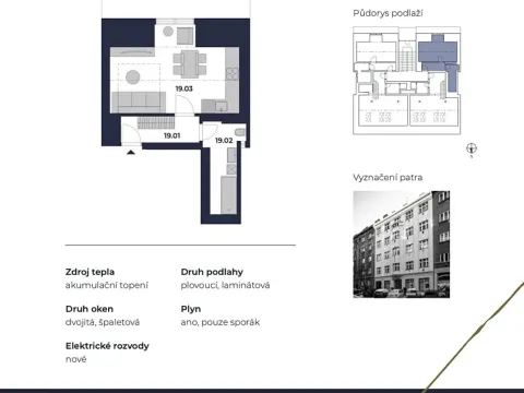 Prodej bytu 1+kk, Praha - Žižkov, Žerotínova, 40 m2