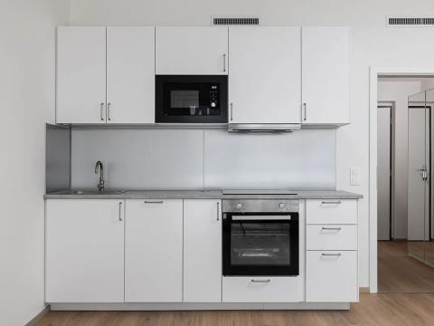 Pronájem bytu 1+kk, Praha - Hloubětín, Laponská, 34 m2