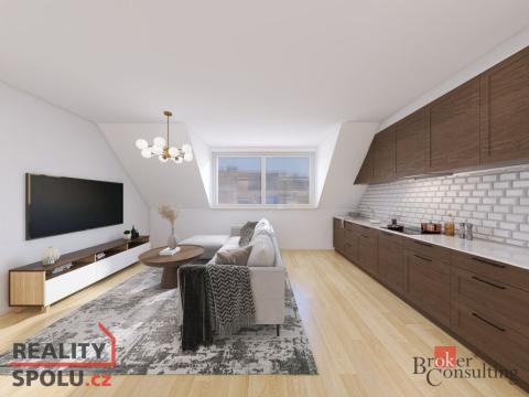 Prodej bytu 2+kk, Praha - Libeň, Heydukova, 48 m2