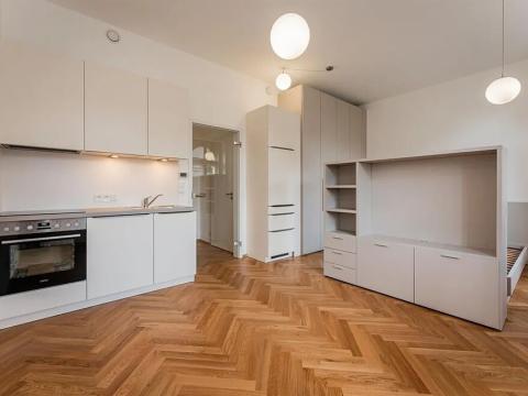 Pronájem bytu 1+kk, Praha - Žižkov, Seifertova, 32 m2