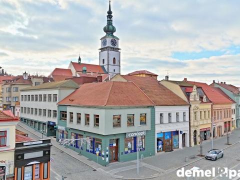 Pronájem obchodního prostoru, Třebíč, Karlovo nám., 183 m2