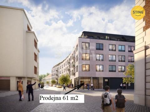 Prodej obchodního prostoru, Ostrava, Janáčkova, 61 m2