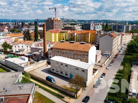 Pronájem skladu, Brno, Komárovské nábřeží, 1451 m2