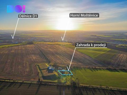 Prodej zahrady, Horní Moštěnice, 1058 m2