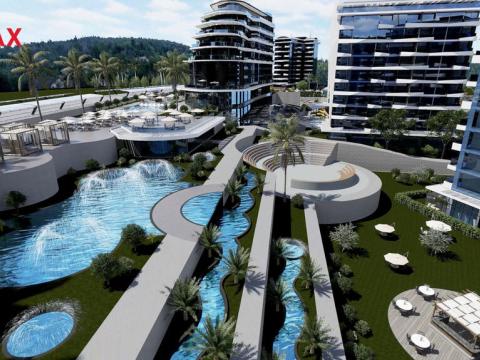 Prodej bytu 1+1, KADIHÜSEYİNLER POLOHA AVSALLAR ALANYA / ANTALYA, Turecko, 50 m2