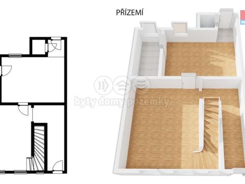 Prodej rodinného domu, Kroměříž, Stoličkova, 120 m2