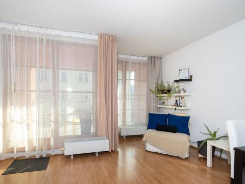 Pronájem bytu 1+kk, Praha - Smíchov, Randova, 47 m2