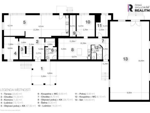 Prodej obchodního prostoru, Bystřice - Semovice, 800 m2