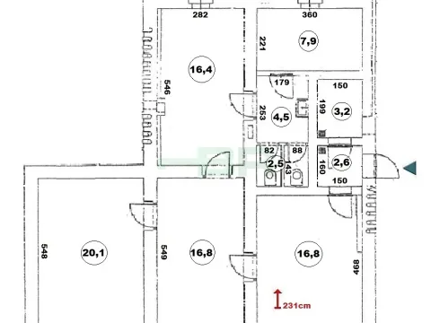 Pronájem skladu, Praha - Kobylisy, Čimická, 91 m2