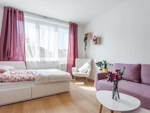Pronájem bytu 1+kk, Praha - Modřany, Vitošská, 28 m2
