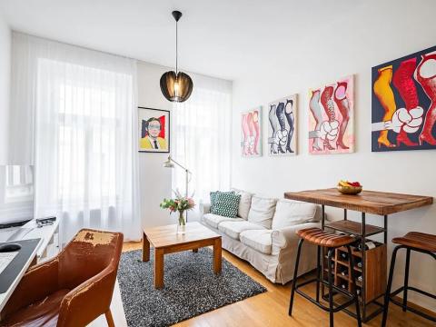 Prodej bytu 2+kk, Praha - Žižkov, Bořivojova, 40 m2