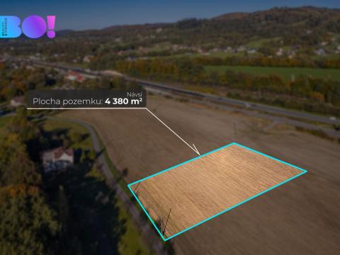 Prodej komerčního pozemku, Návsí, 4380 m2