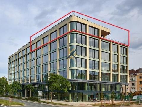 Pronájem kanceláře, Praha - Karlín, Rohanské nábřeží, 594 m2