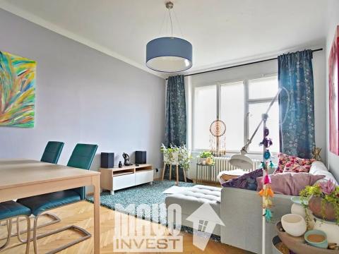 Pronájem bytu 2+kk, Praha - Karlín, Peckova, 56 m2