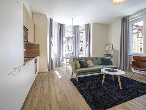 Pronájem bytu 2+kk, Praha - Holešovice, Veletržní, 46 m2