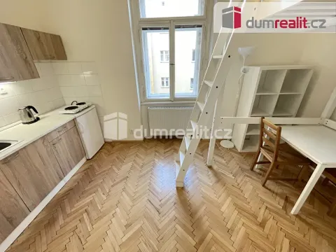 Pronájem bytu 1+kk, Praha - Smíchov, Svornosti, 22 m2