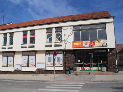 Pronájem obchodního prostoru, Nové Hrady, nám. Republiky, 314 m2