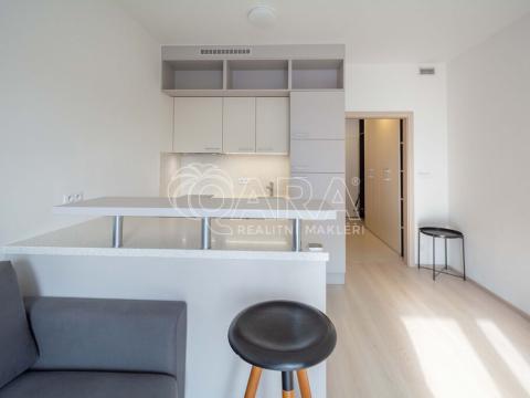 Pronájem bytu 1+kk, Praha - Vršovice, Petrohradská, 30 m2