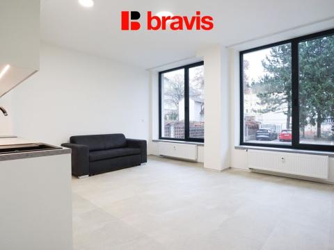 Pronájem bytu 1+kk, Brno - Zábrdovice, Příkop, 39 m2