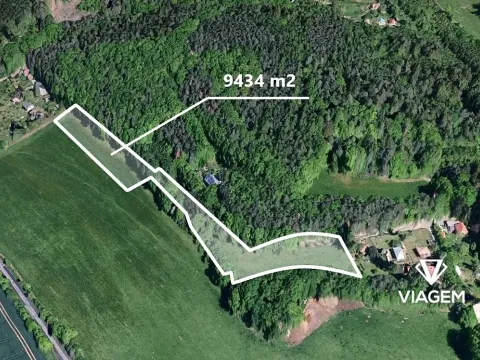 Prodej podílu louky, Hrusice, 1638 m2