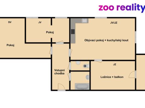 Prodej bytu 4+kk, Trutnov, Horská, 84 m2