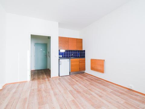 Pronájem bytu 1+kk, Brno - Lesná, Halasovo náměstí, 23 m2