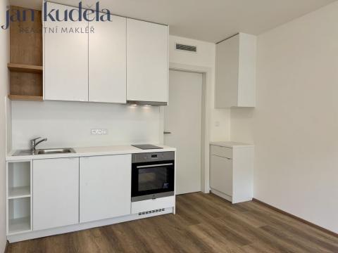 Pronájem bytu 1+kk, Brno, Bystrcká, 26 m2