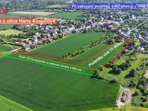 Prodej pozemku pro bydlení, Olomouc - Droždín, 12597 m2