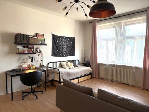Pronájem bytu 1+kk, Praha - Vršovice, Krymská, 32 m2