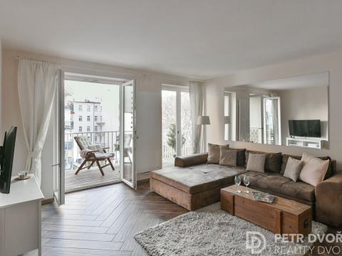 Pronájem bytu 3+kk, Praha - Vinohrady, Záhřebská, 68 m2