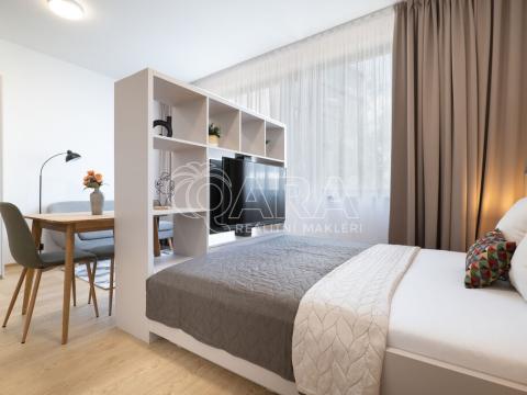 Pronájem bytu 1+kk, Praha - Karlín, Pobřežní, 28 m2