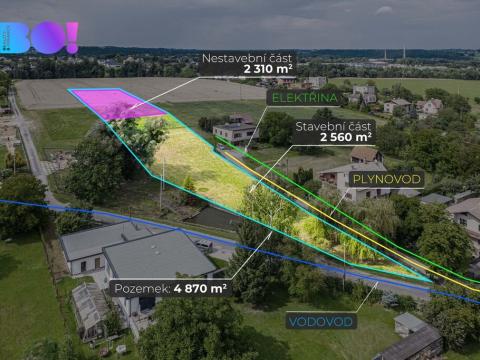 Prodej pozemku pro bydlení, Třinec - Konská, 2560 m2