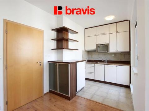 Pronájem bytu 1+kk, Brno - Veveří, Lidická, 42 m2