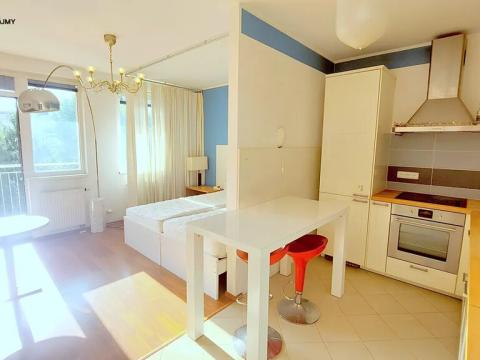 Pronájem bytu 1+kk, Praha - Vysočany, Pod Harfou, 48 m2