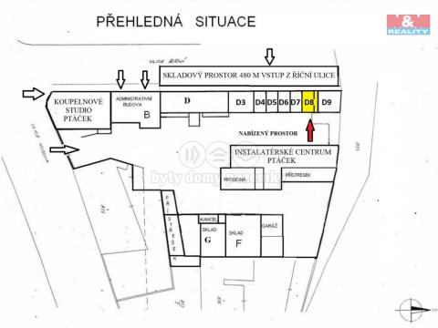 Pronájem skladu, Louny, Říční, 40 m2