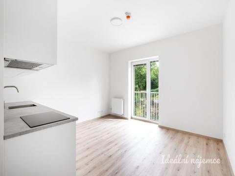 Pronájem bytu 1+kk, Tuchoměřice, V Kněžívce, 22 m2