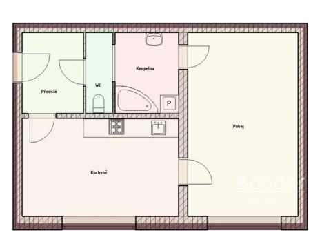 Pronájem bytu 2+kk, Praha - Žižkov, Jeseniova, 51 m2
